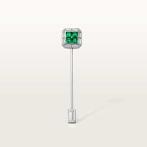 カルティエ ヘリテージ エメラルド タイピン