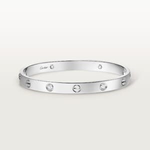 LOVE ブレスレット、クラシックモデル、ダイヤモンド4石