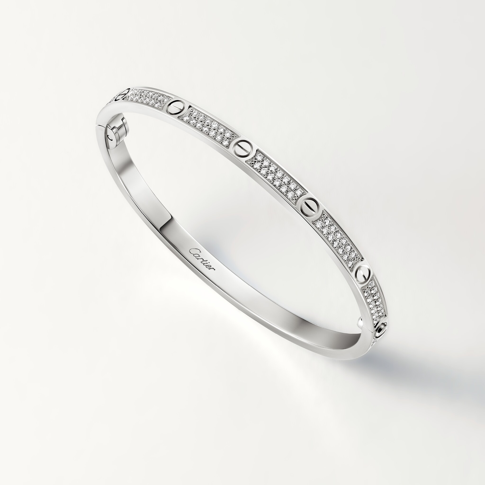 LOVE ブレスレット、スモールモデル、パヴェセッティング - 画像 (2)