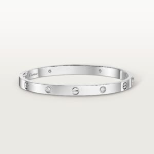 LOVE ブレスレット、ミディアムモデル、ダイヤモンド4石