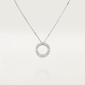 LOVE ペンダント、パヴェセッティング
