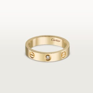 LOVE リング、スモールモデル、ダイヤモンド1石