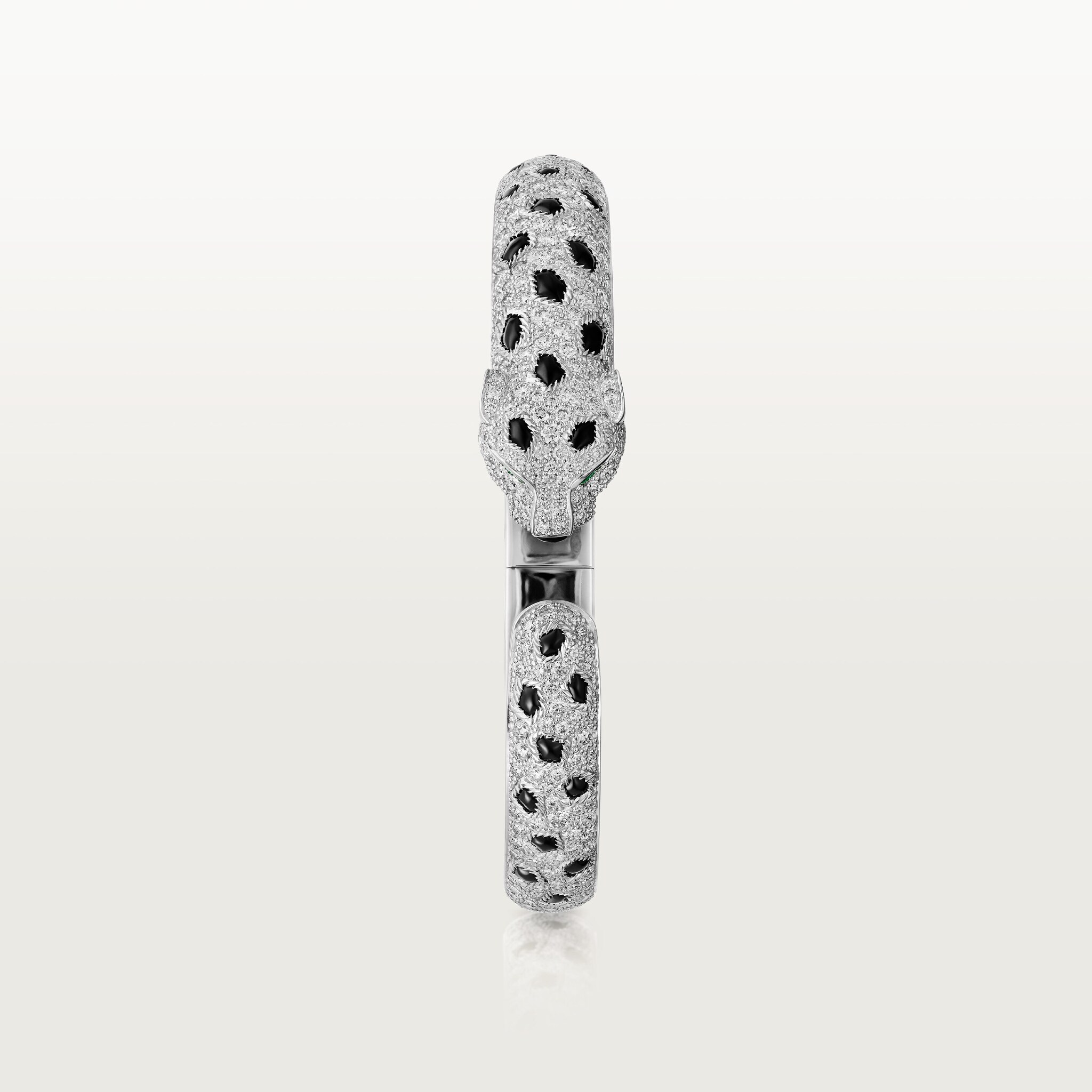 パンテール ドゥ カルティエ ブレスレット、ミディアムモデル、パヴェセッティング - 画像 (6)