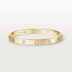LOVE ブレスレット、クラシックモデル、ダイヤモンド4石