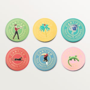 カルティエ キャラクターズ コースター 6枚セット