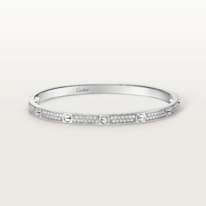 LOVE ブレスレット、スモールモデル、パヴェセッティング