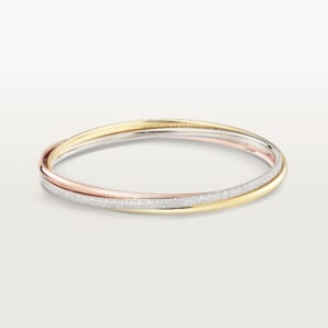 トリニティ ブレスレット、スモールモデル、セミパヴェセッティング