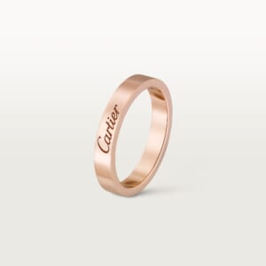 C ドゥ カルティエ ウェディングリング、幅3mm