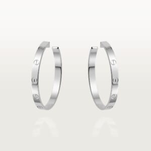LOVE フープ イヤリング、ラージモデル